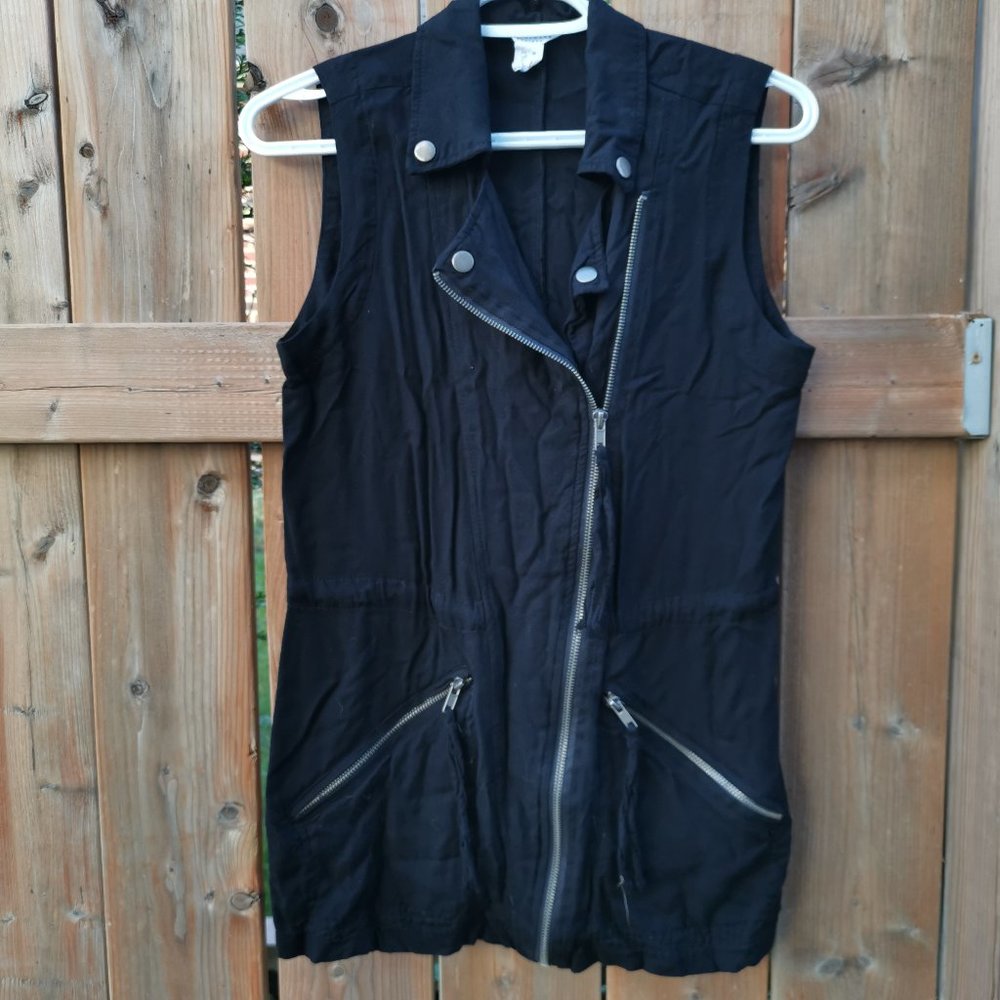 Streetwear Sxciety sleeveless  zip top black - Size S